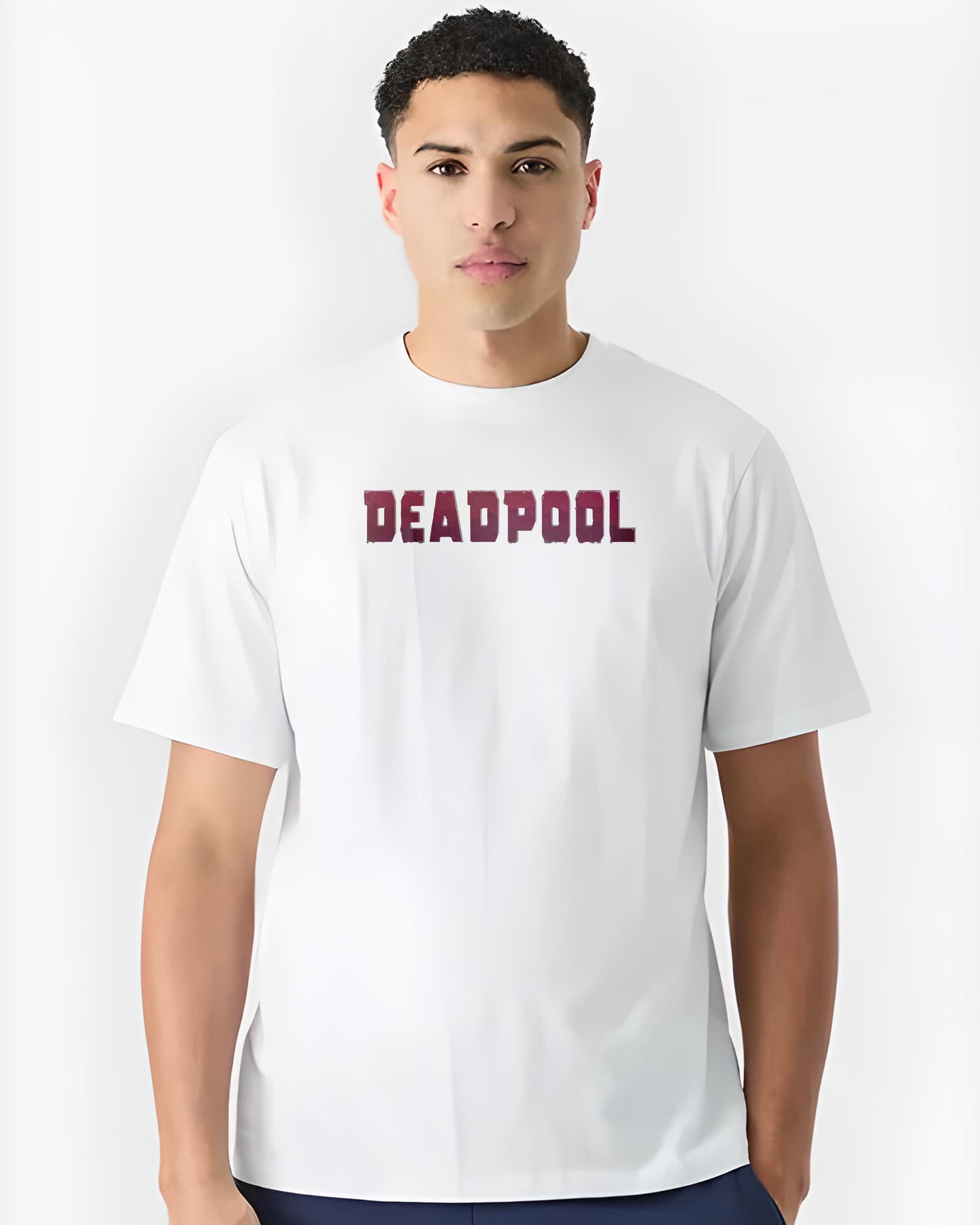 DEADPOOL MARVEL AVENGERS WHITE REGULAR T-SHIRT