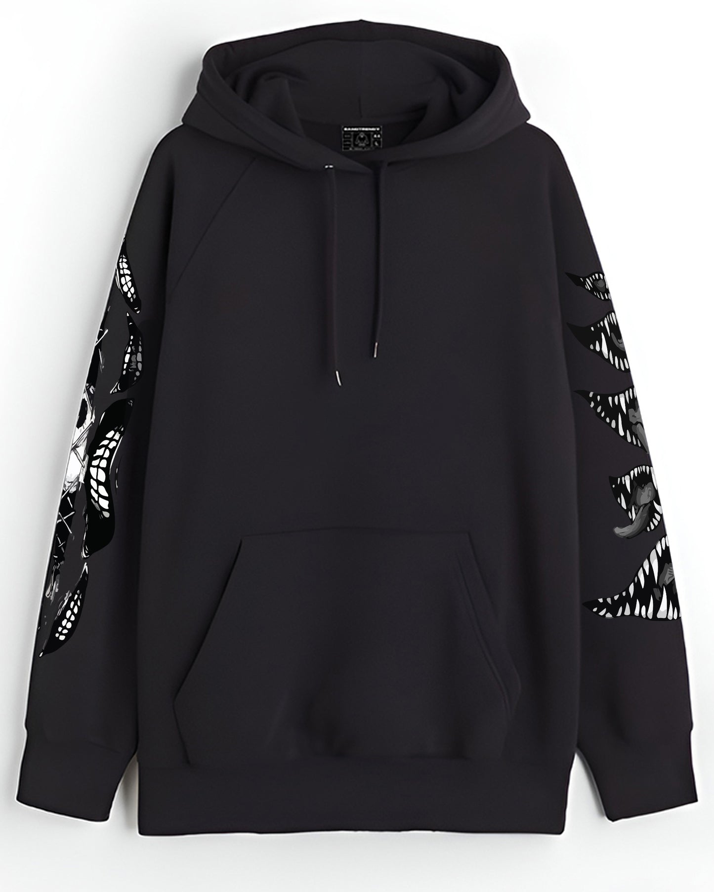 HUNTING HUG CREATURE BLACK HOODIE