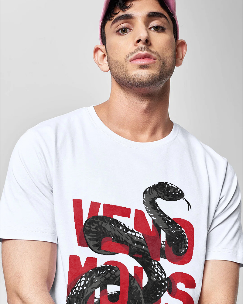 VENOMOUS WHITE T-SHIRT