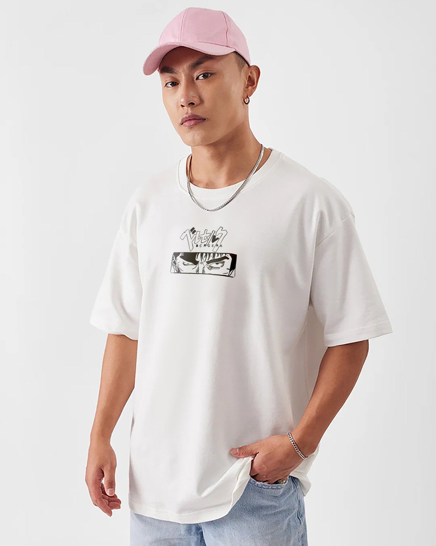 Berserk 260GSM COTTON WHITE | OVERSIZED TEE