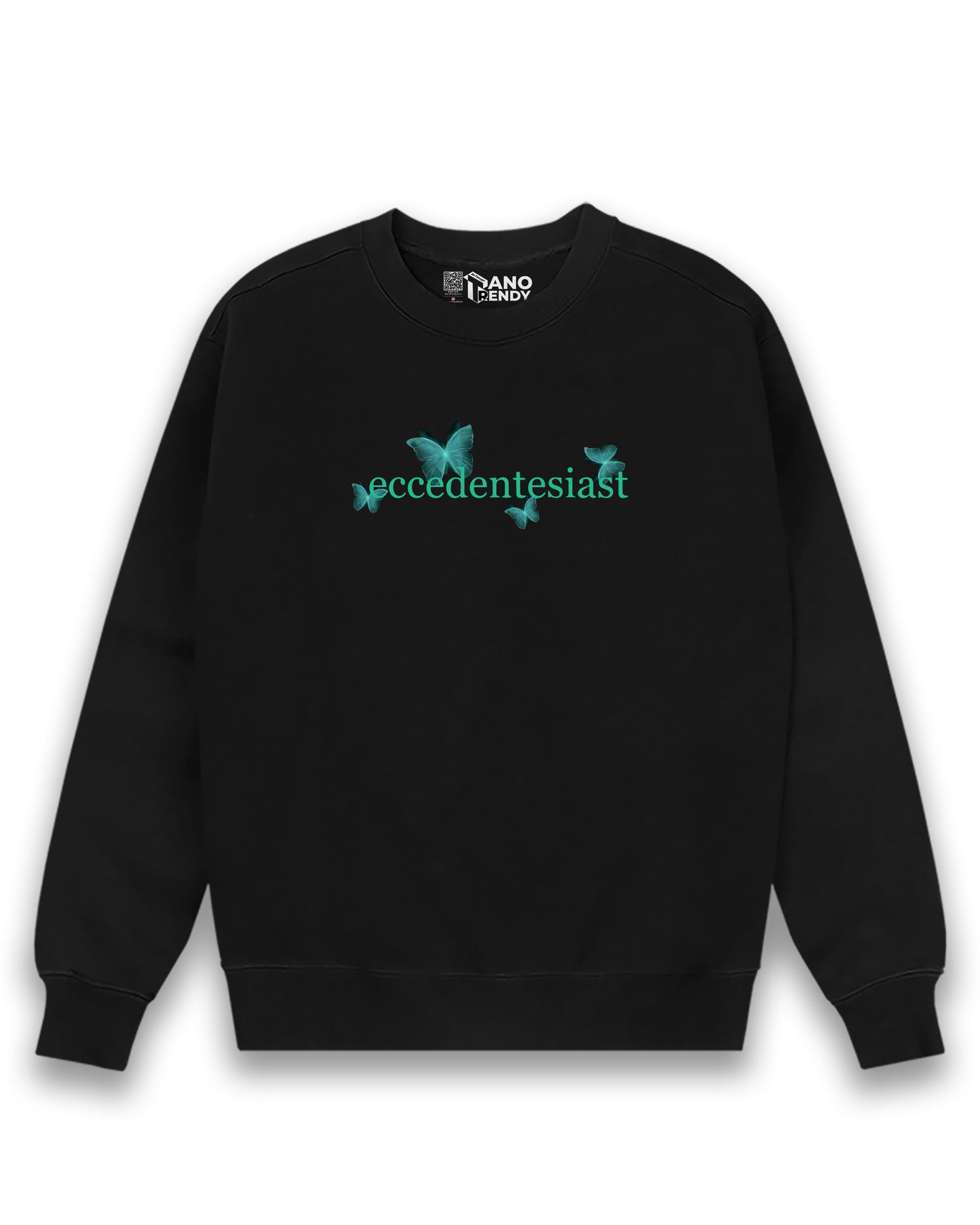 eccedentesiast Black | Regular Fit Sweatshirt