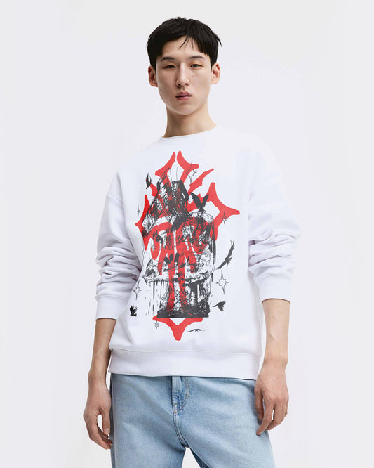 Chainsaw Man White | Regular Fit Sweatshirt