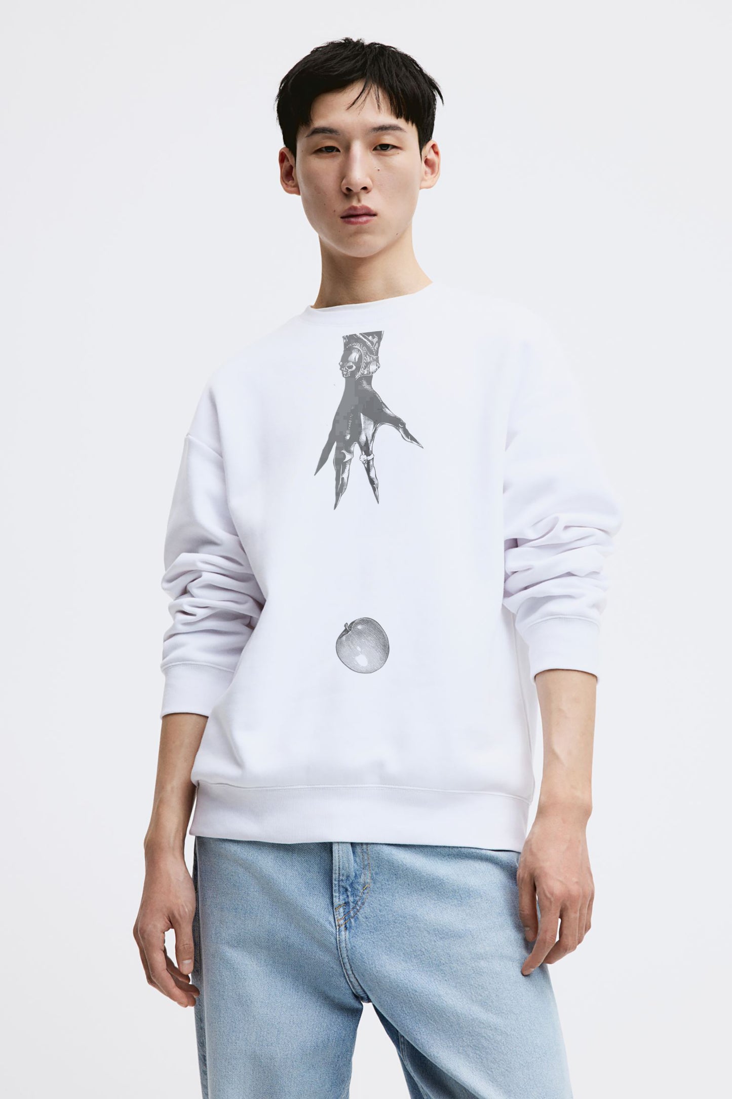 Death Note White | Regular Fit Sweatshirt