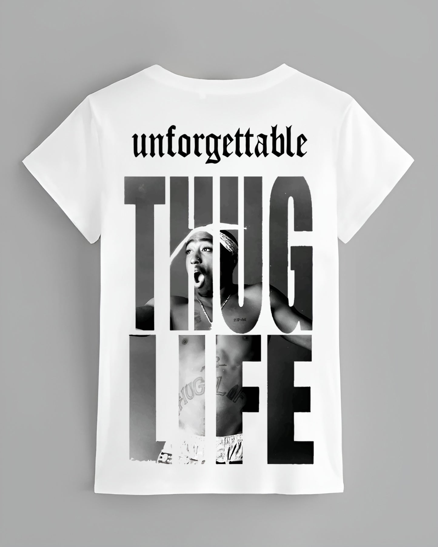 Thug Life White | Regular Fit Tee