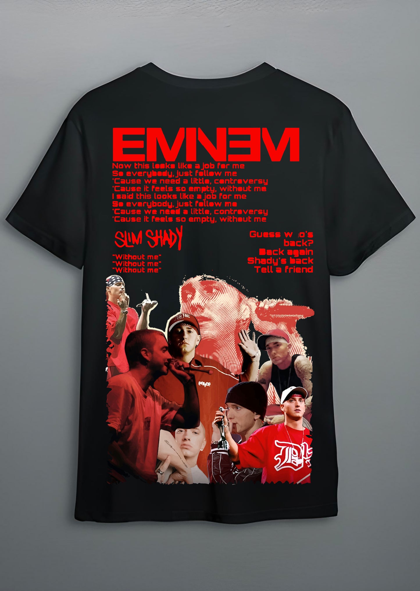 EMINEM Slim Shady Black | Regular Fit Tee