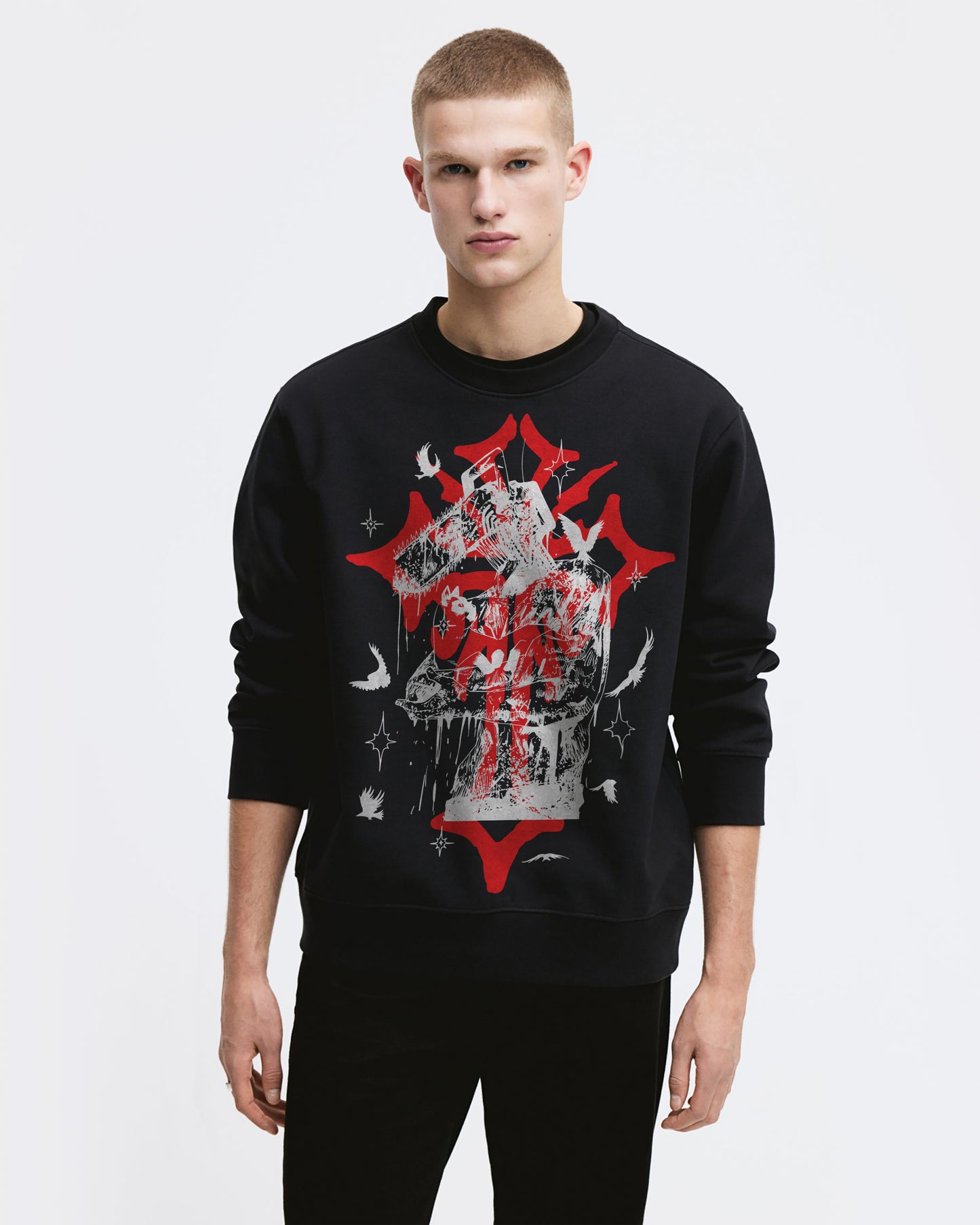 Chainsaw Man Black | Regular Fit Sweatshirt