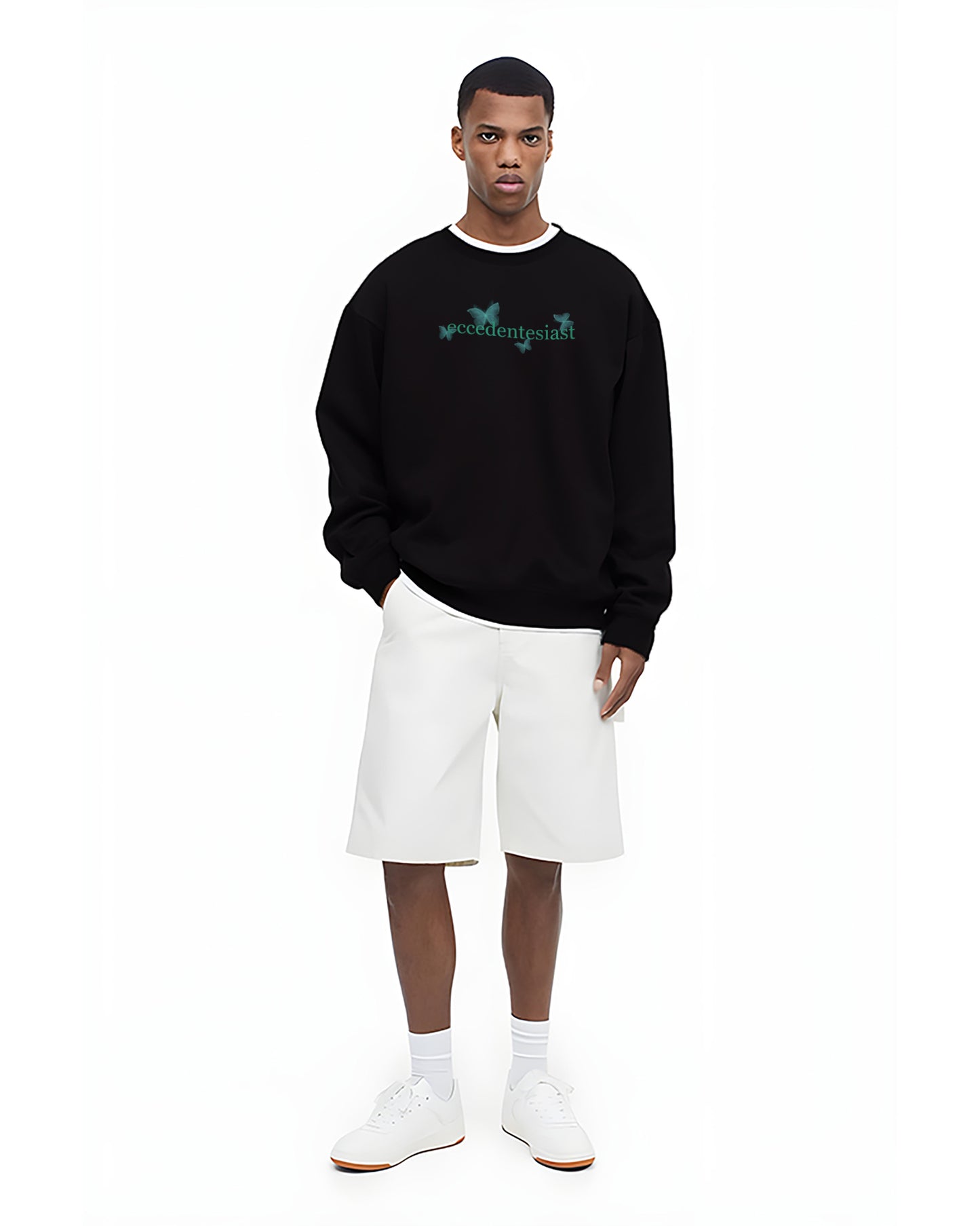 eccedentesiast Black | Regular Fit Sweatshirt