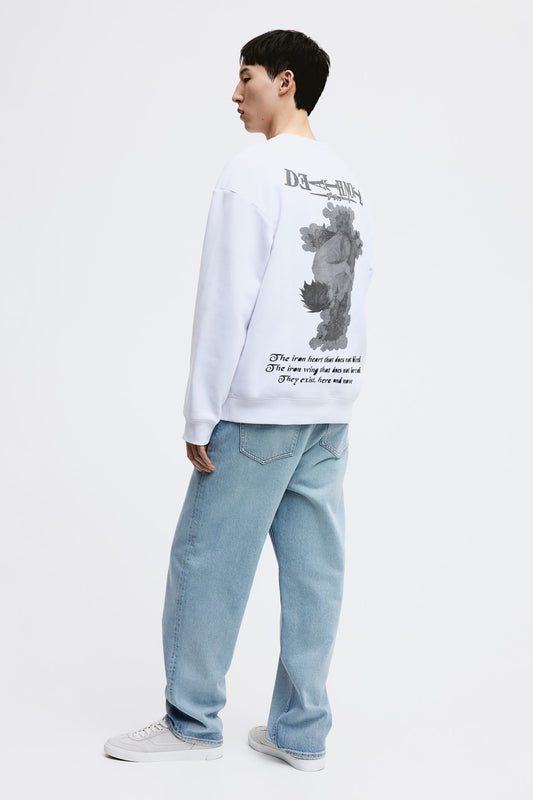 Death Note White | Regular Fit Sweatshirt