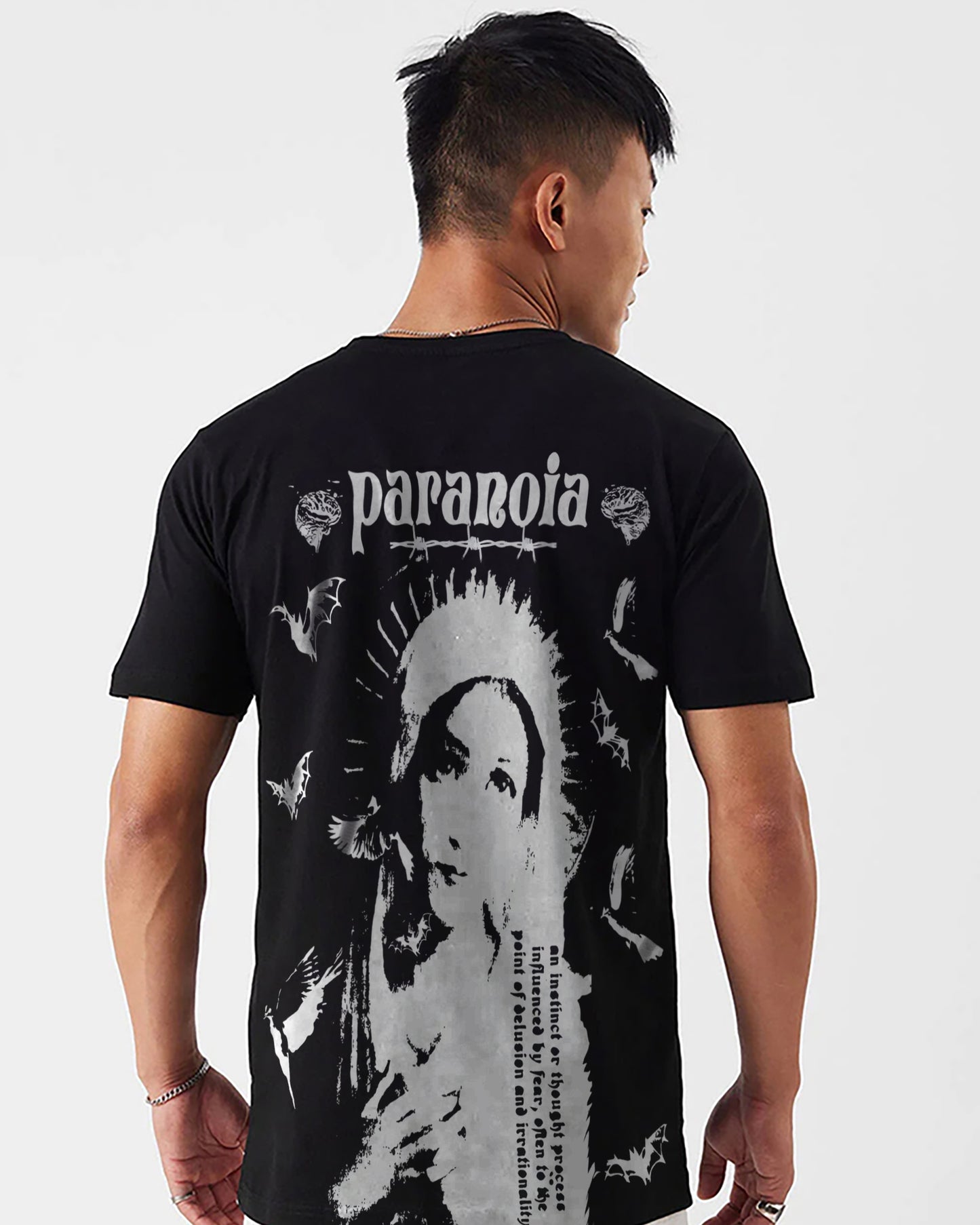 Paranoia Black | Regular Fit Tee