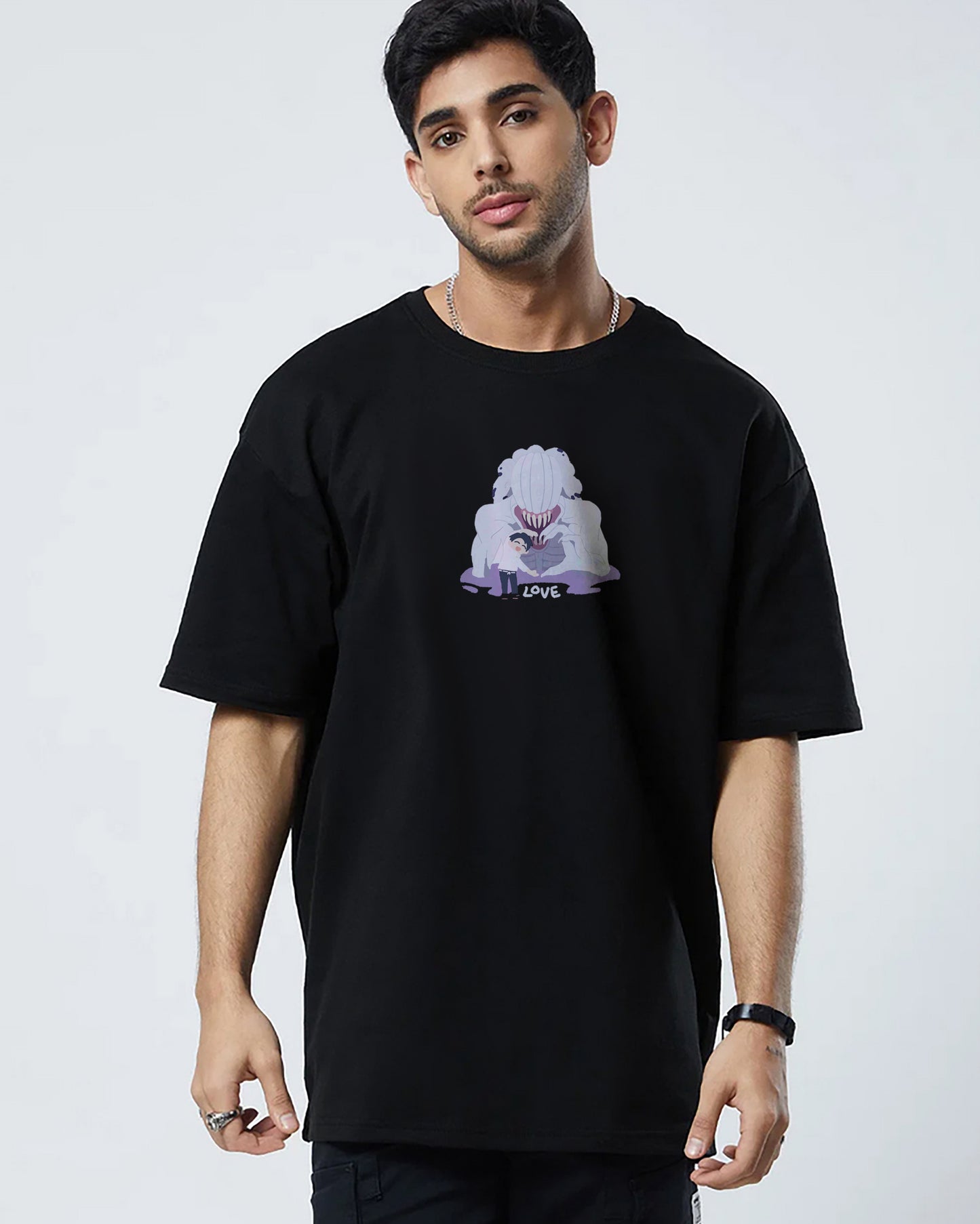 Curse 260GSM COTTON BLACK | OVERSIZED TEE