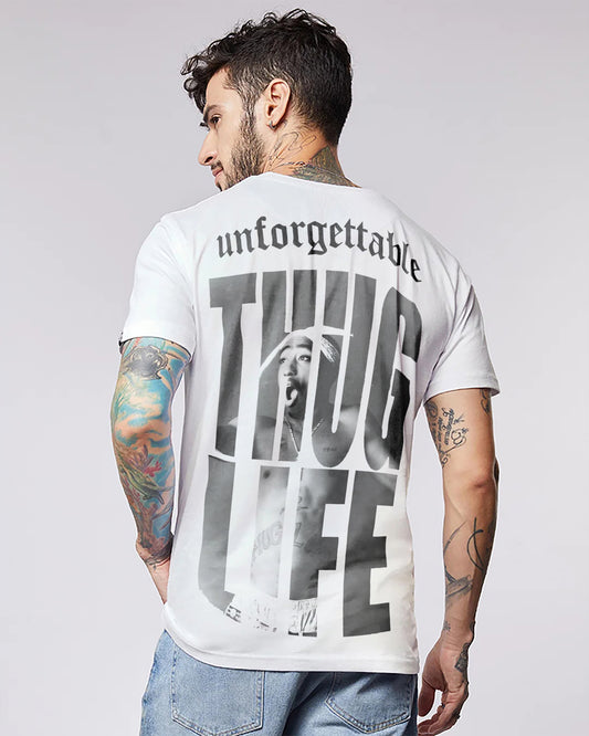 Thug Life White | Regular Fit Tee