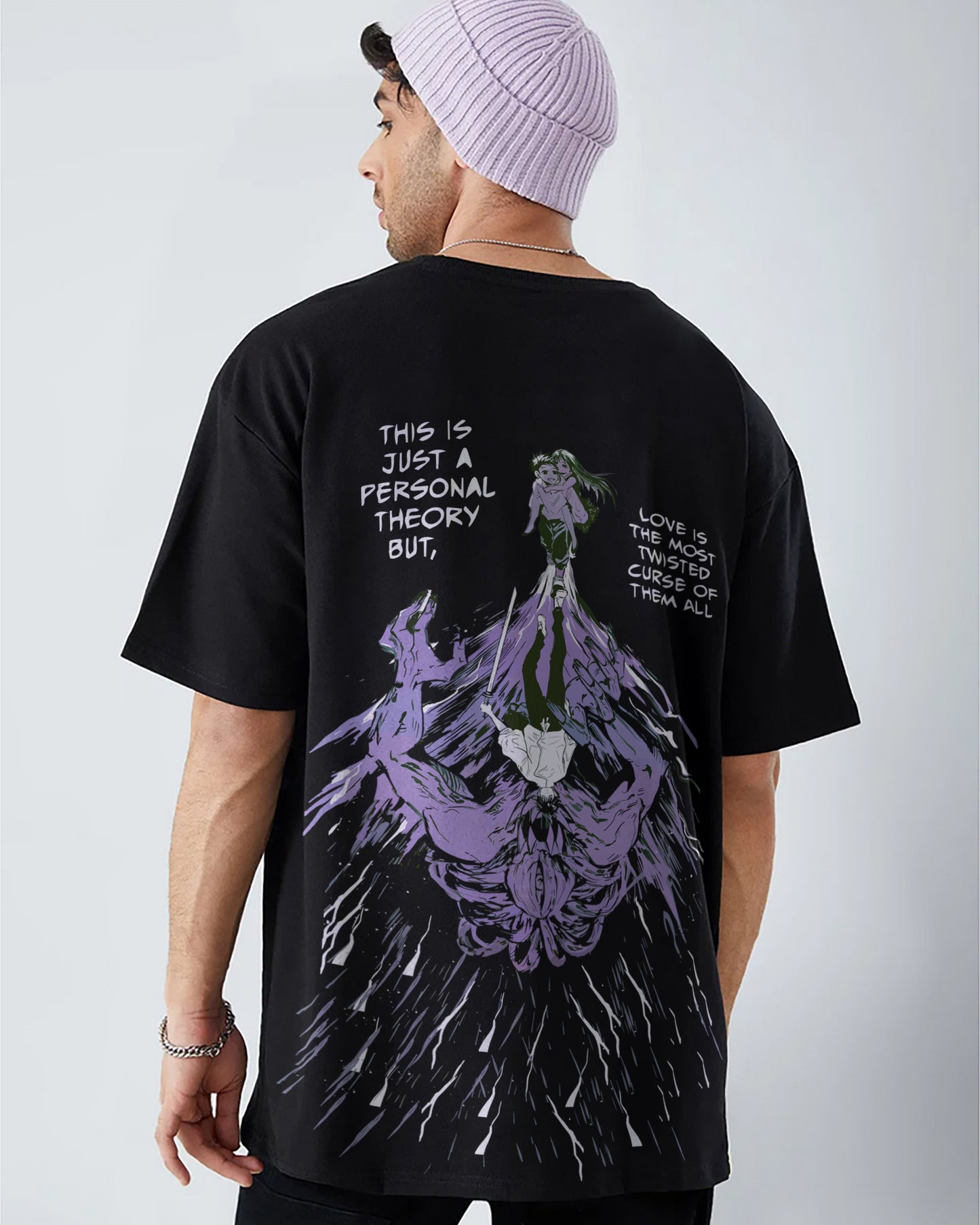 Curse 260GSM COTTON BLACK | OVERSIZED TEE