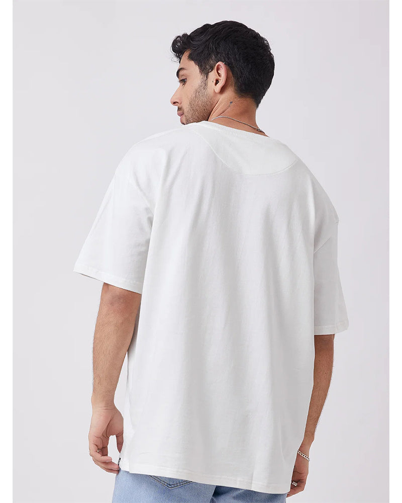 CUTE LITTLE EARS WHITE OVERSIZED T-SHIRT