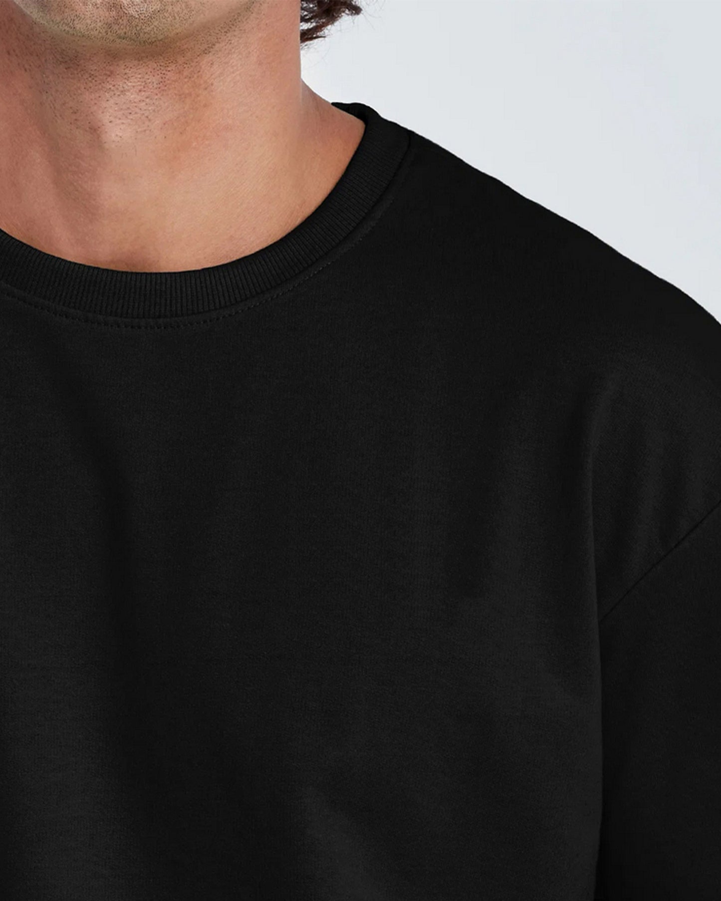 PISCES OVERSIZED T-SHIRT BLACK 260GSM