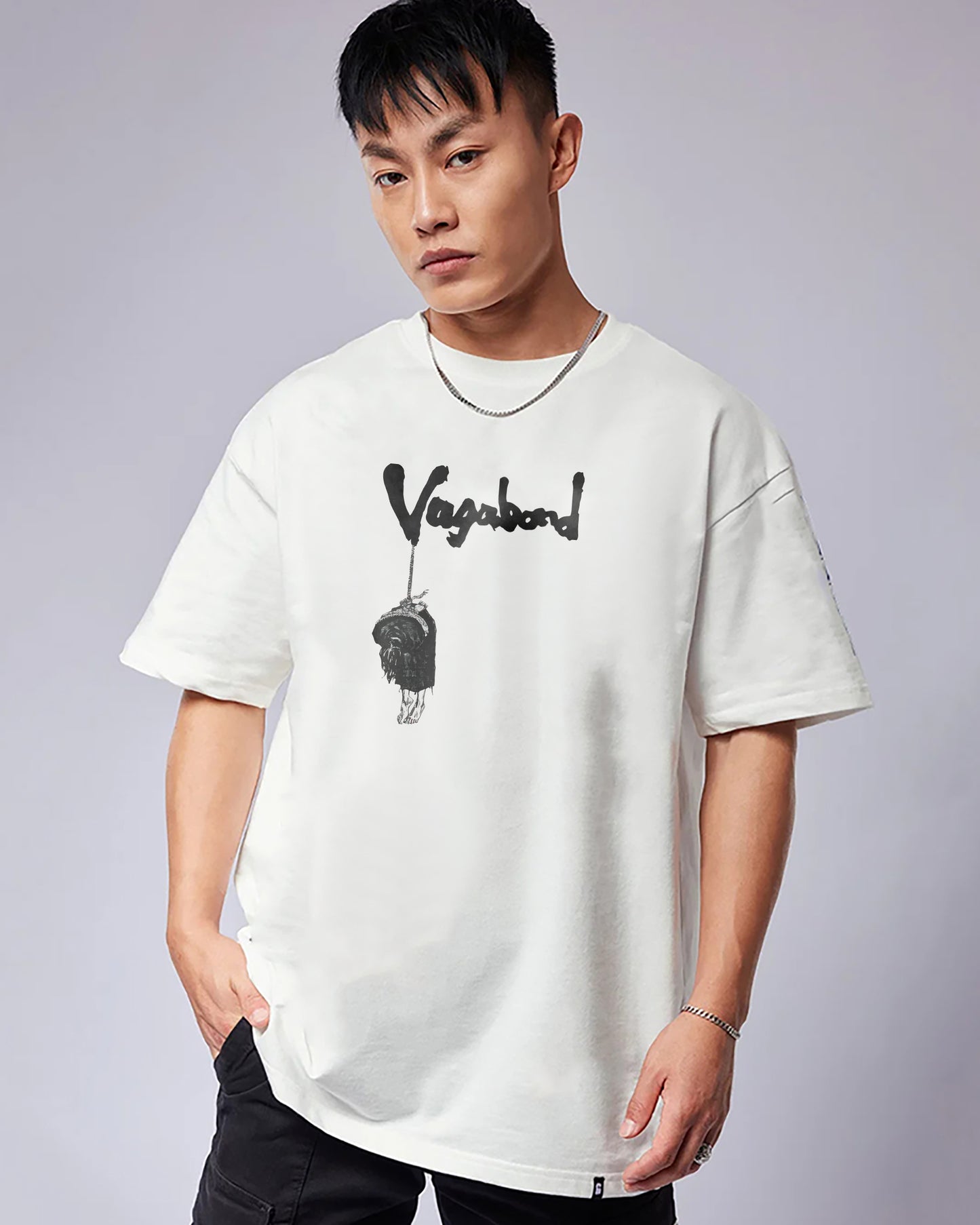 VAGABOND INFINITE WHITE OVERSIZED T-SHIRT