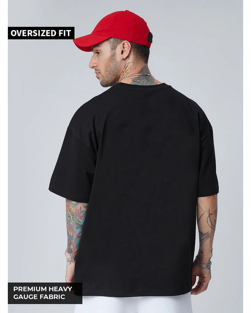 BEAUTIFUL CHAOS Oversized Black T-shirt