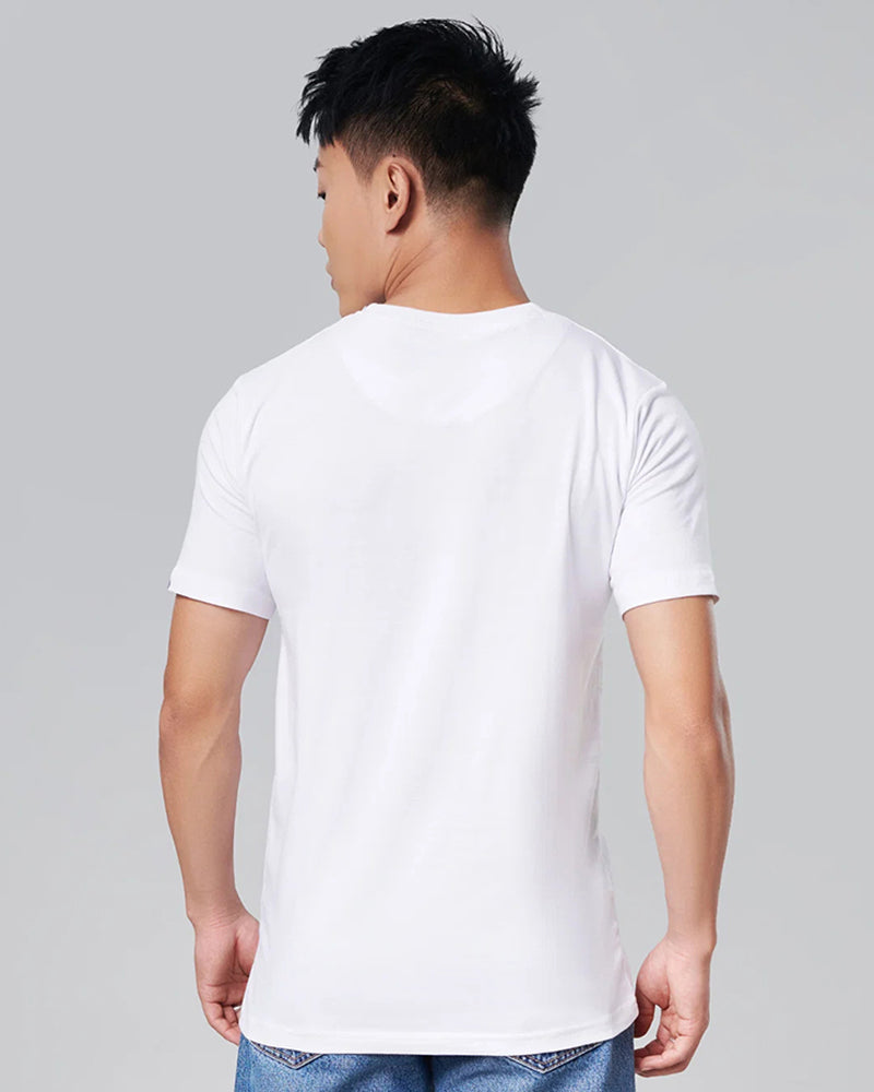 Captain America White Cotton | Regular Fit Tee