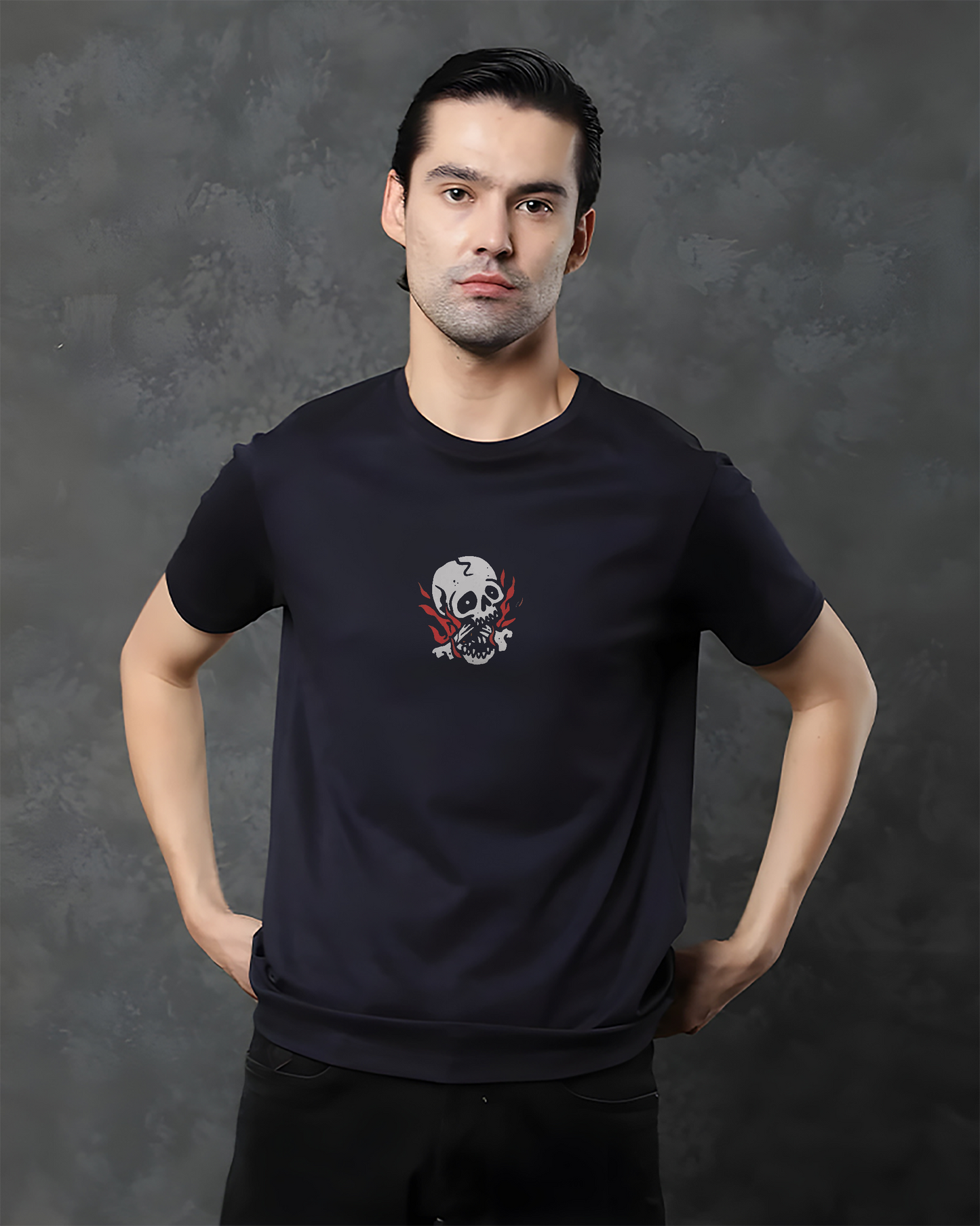 SLOW DEATH  BLACK T-SHIRT