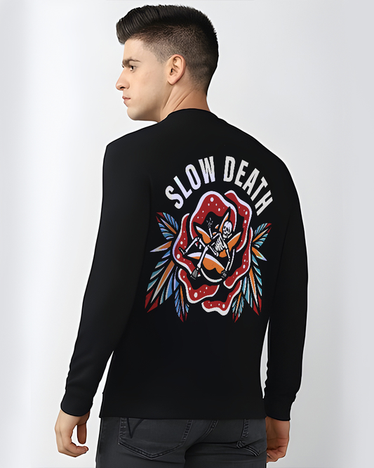 SLOW DEATH BLACK SWEATSHIRT