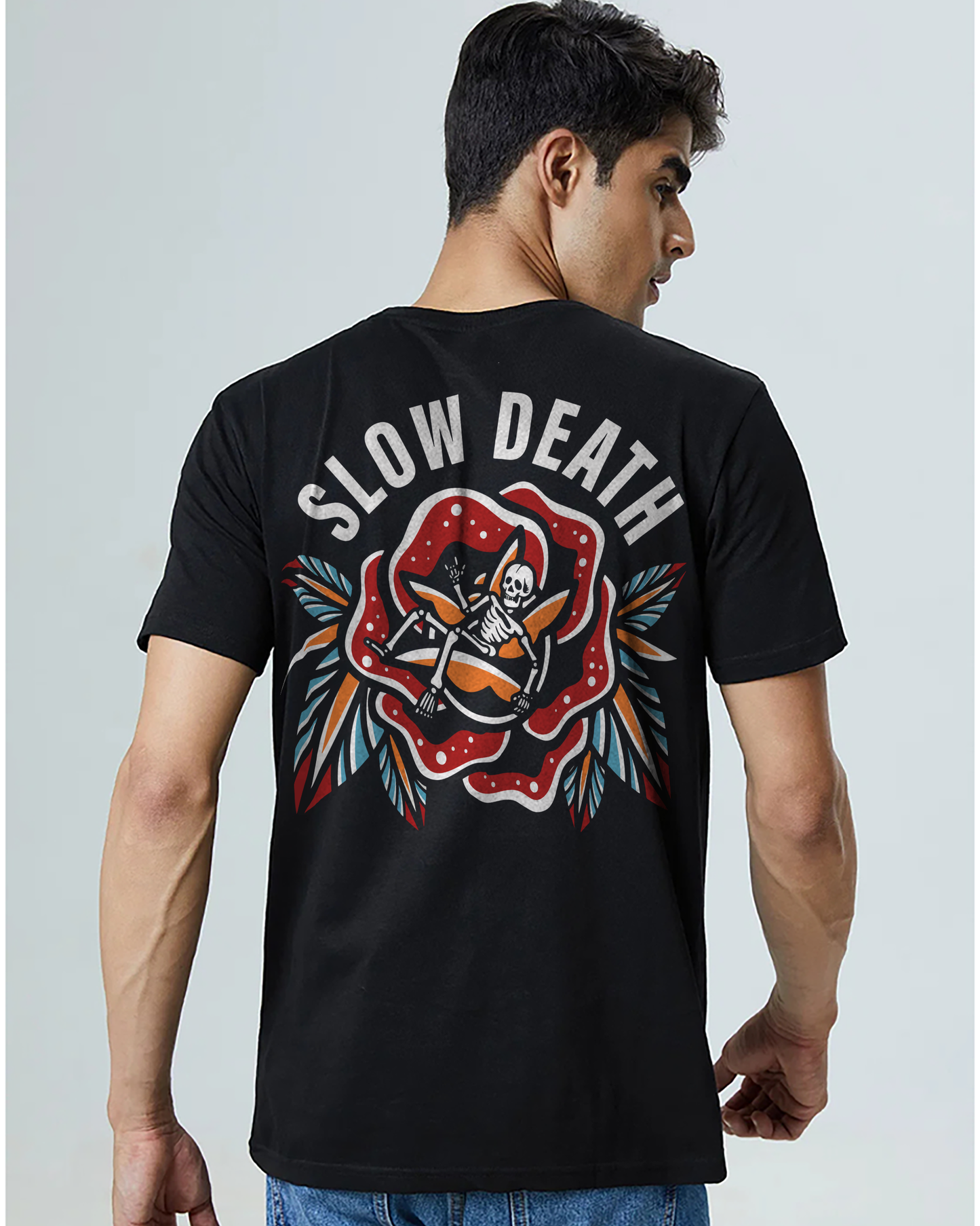 SLOW DEATH  BLACK T-SHIRT