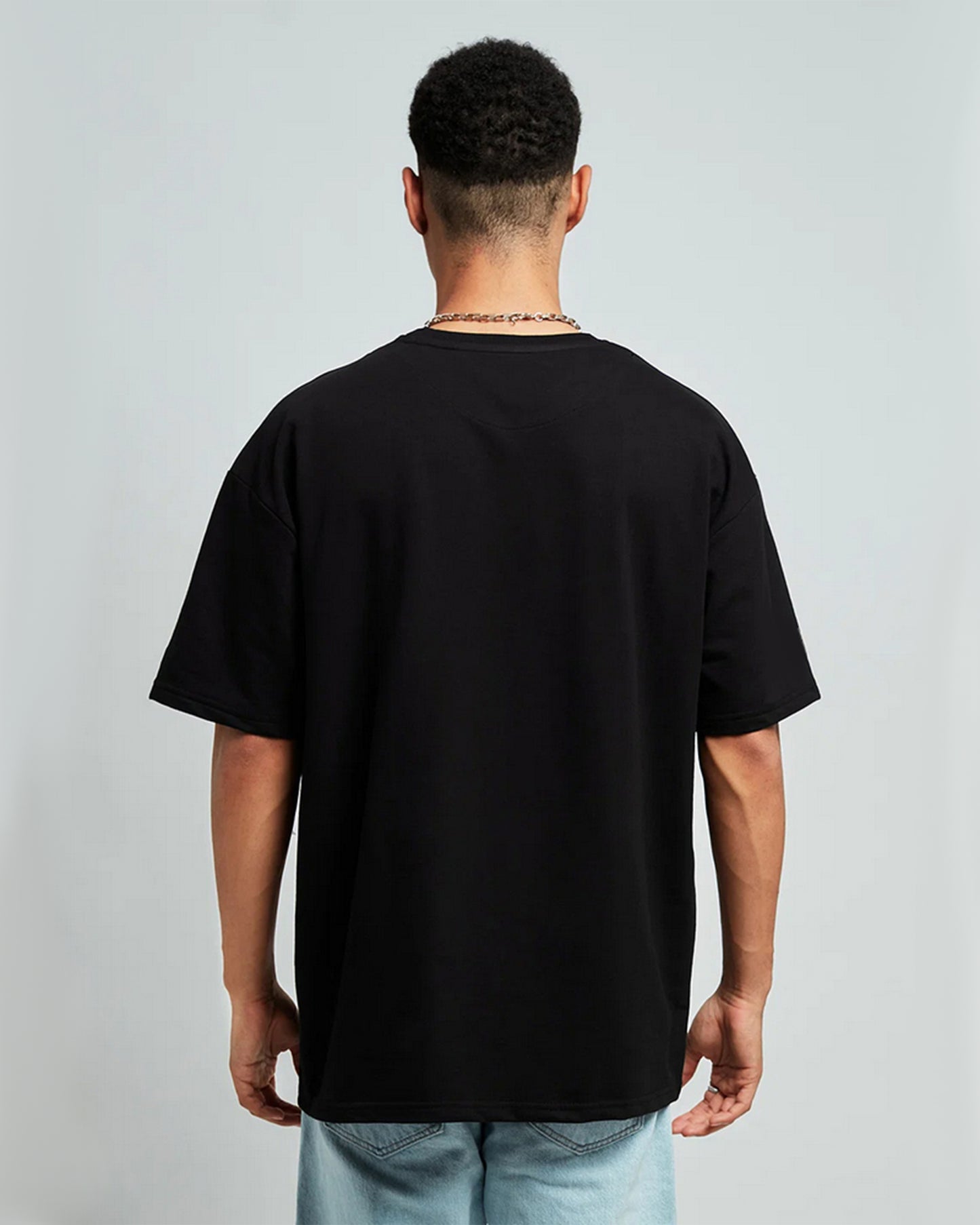 BLESSED OVERSIZED T-SHIRT BLACK 260GSM