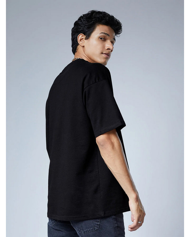 LATE BUT GREAT BLACK OVERSIZED T-SHIRT