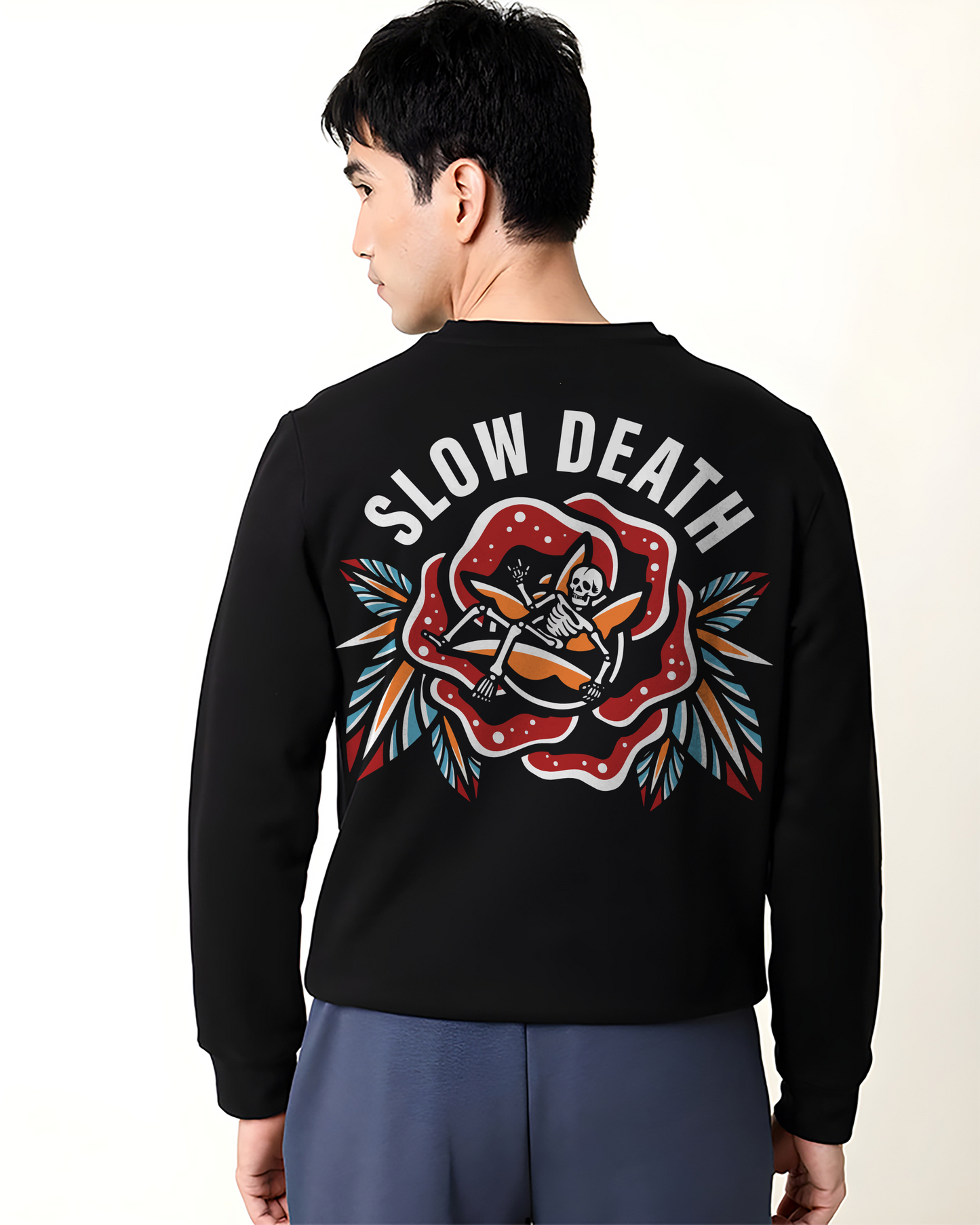 SLOW DEATH BLACK SWEATSHIRT