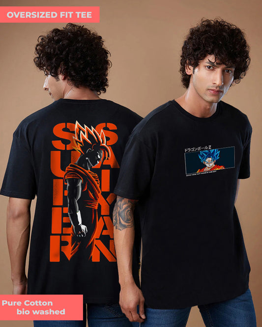 Goku Oversized Black T-shirt