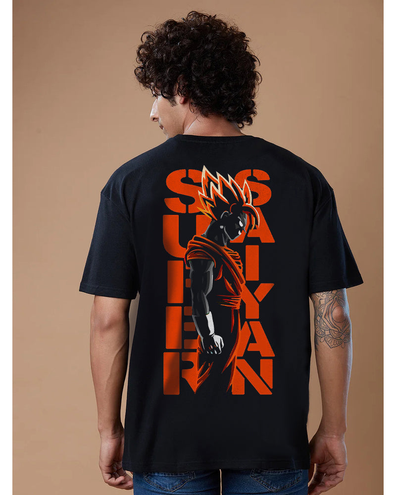 Goku Oversized Black T-shirt