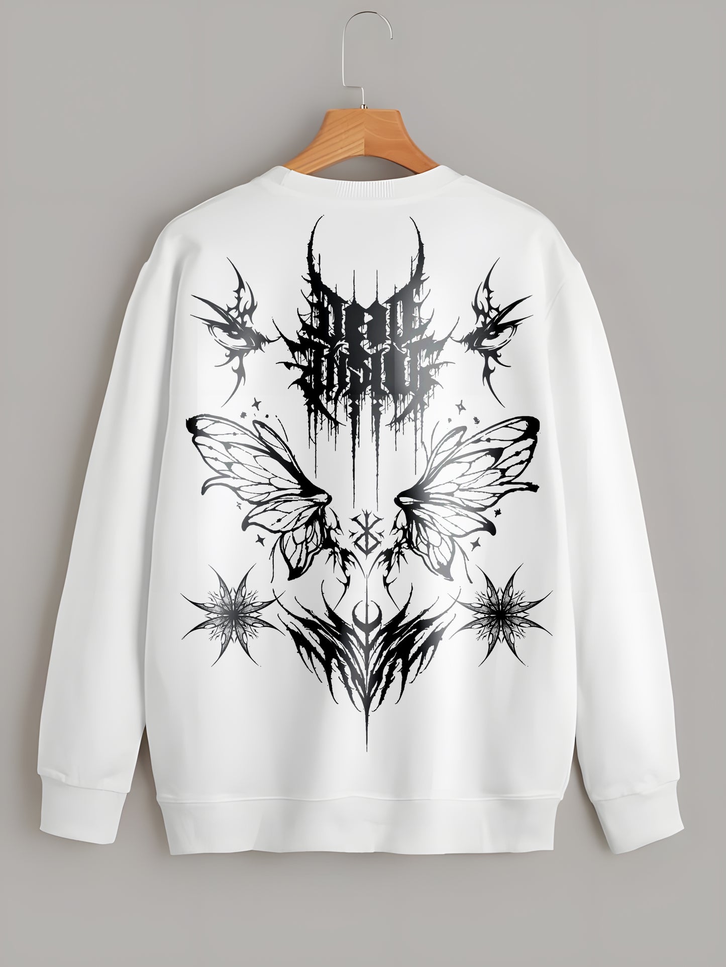 Berserk White Cotton | Regular Fit Sweatshirt