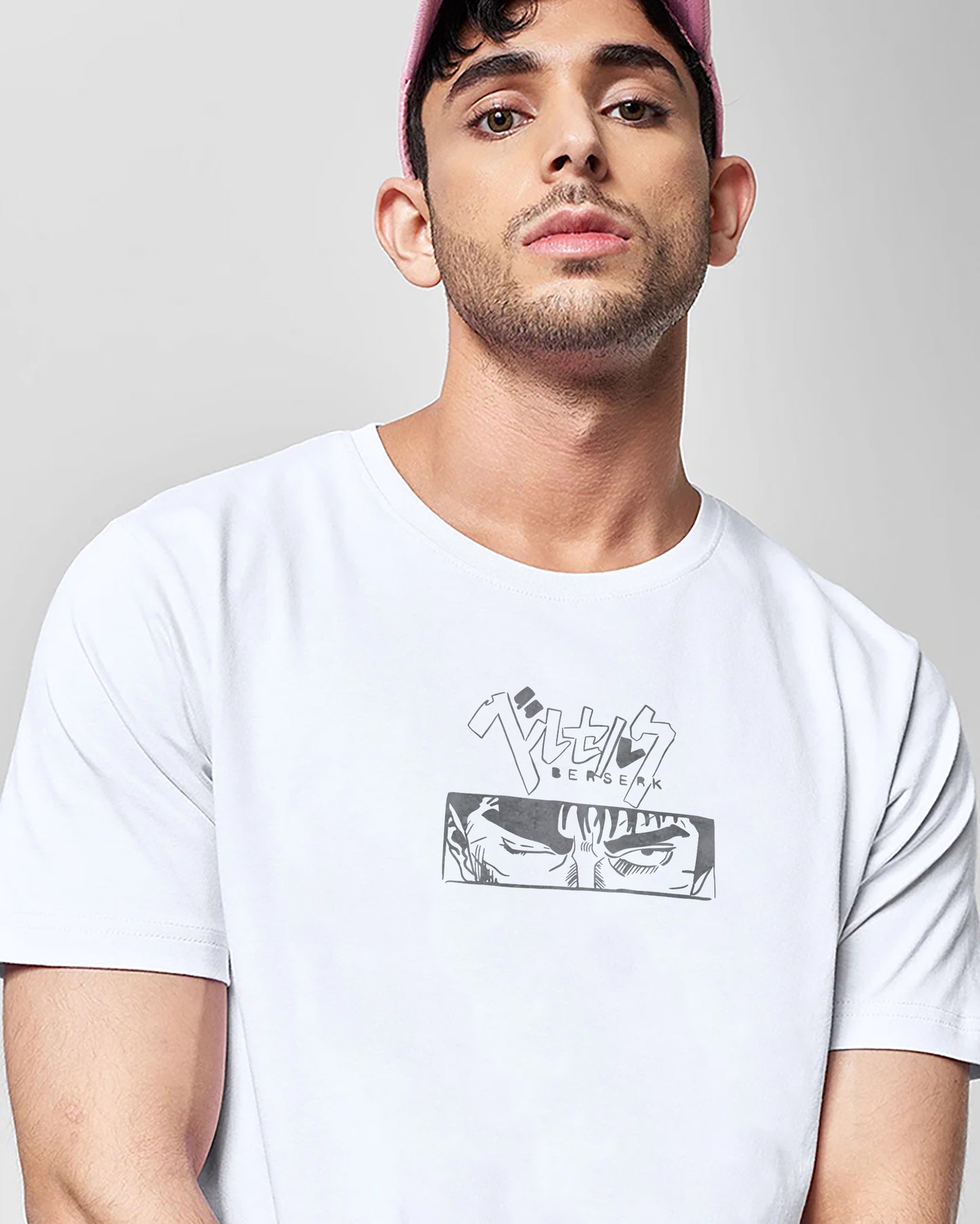 Berserk White Cotton | Regular Fit Tee