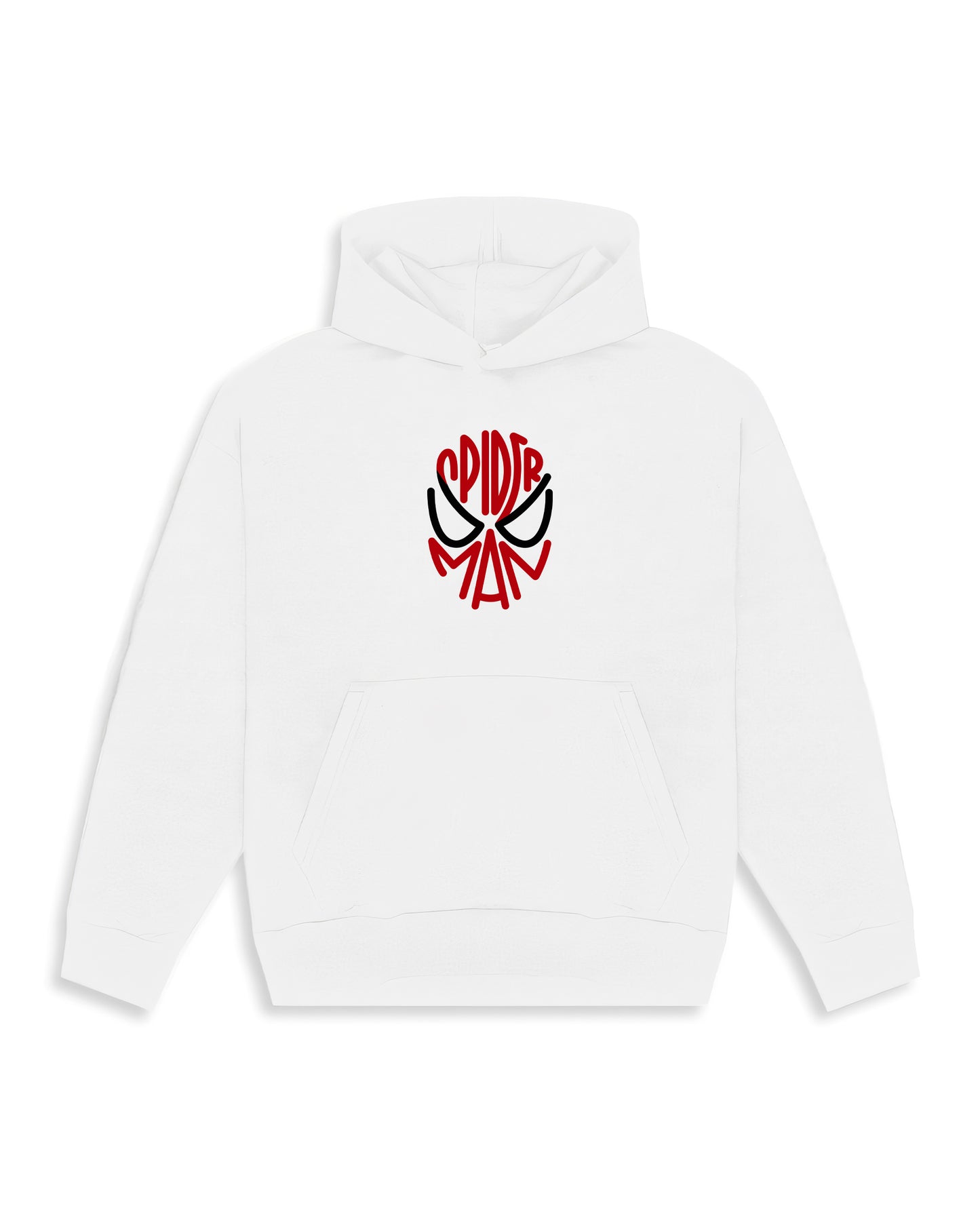 The SPIDY Hoodie White 350GSM Premium Cotton