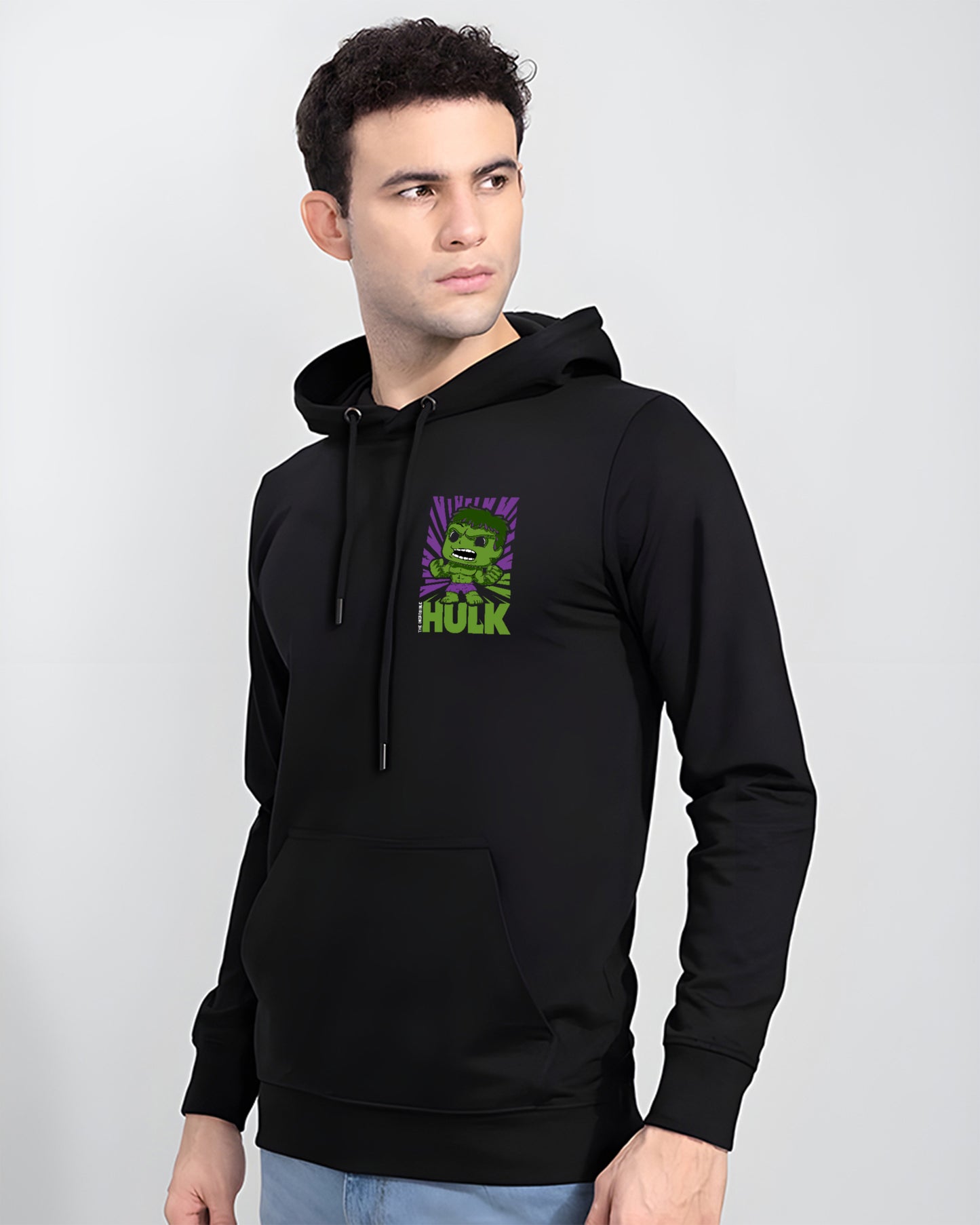 HULK MARVEL AVENGERS BLACK HOODIE