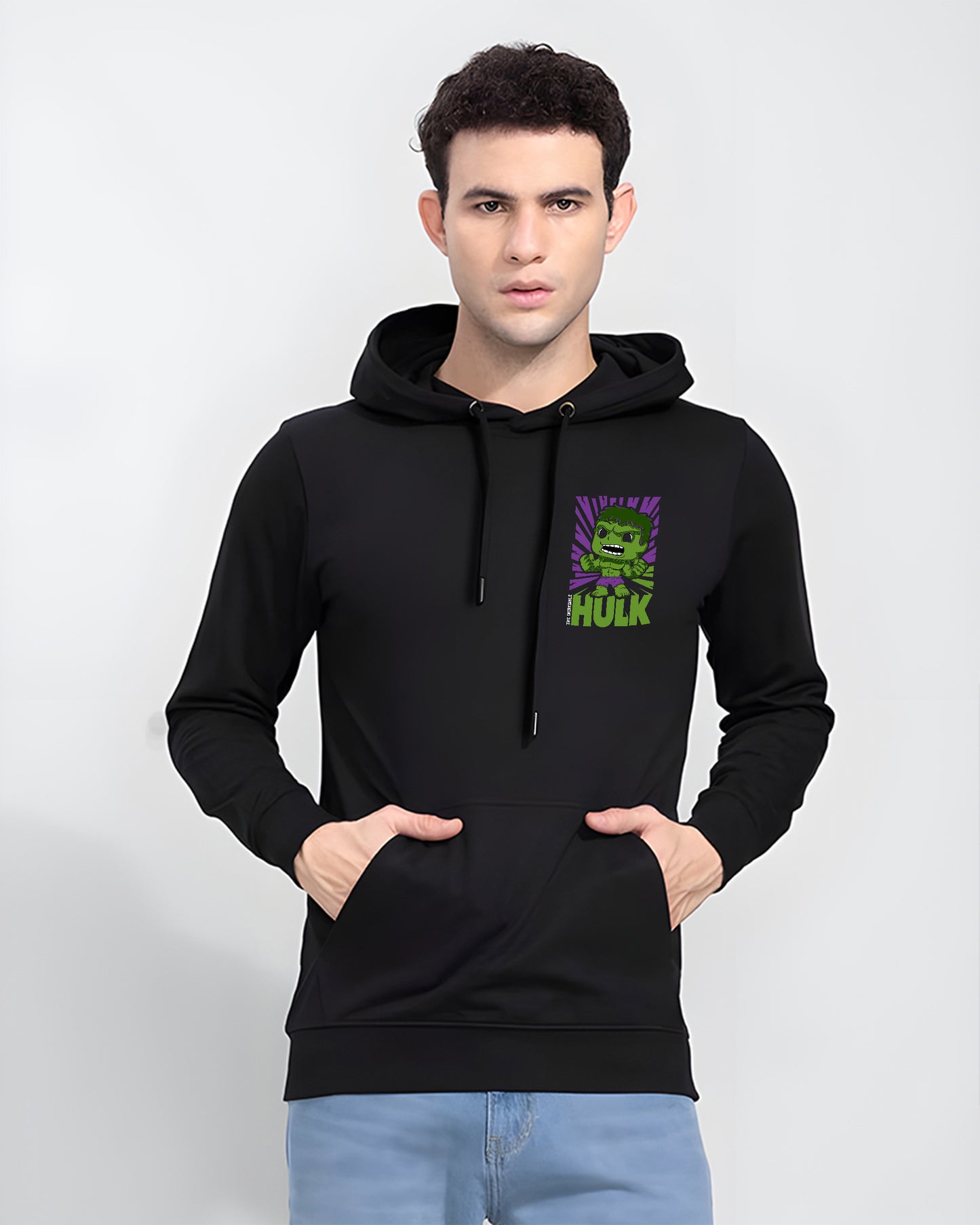 HULK MARVEL AVENGERS BLACK HOODIE