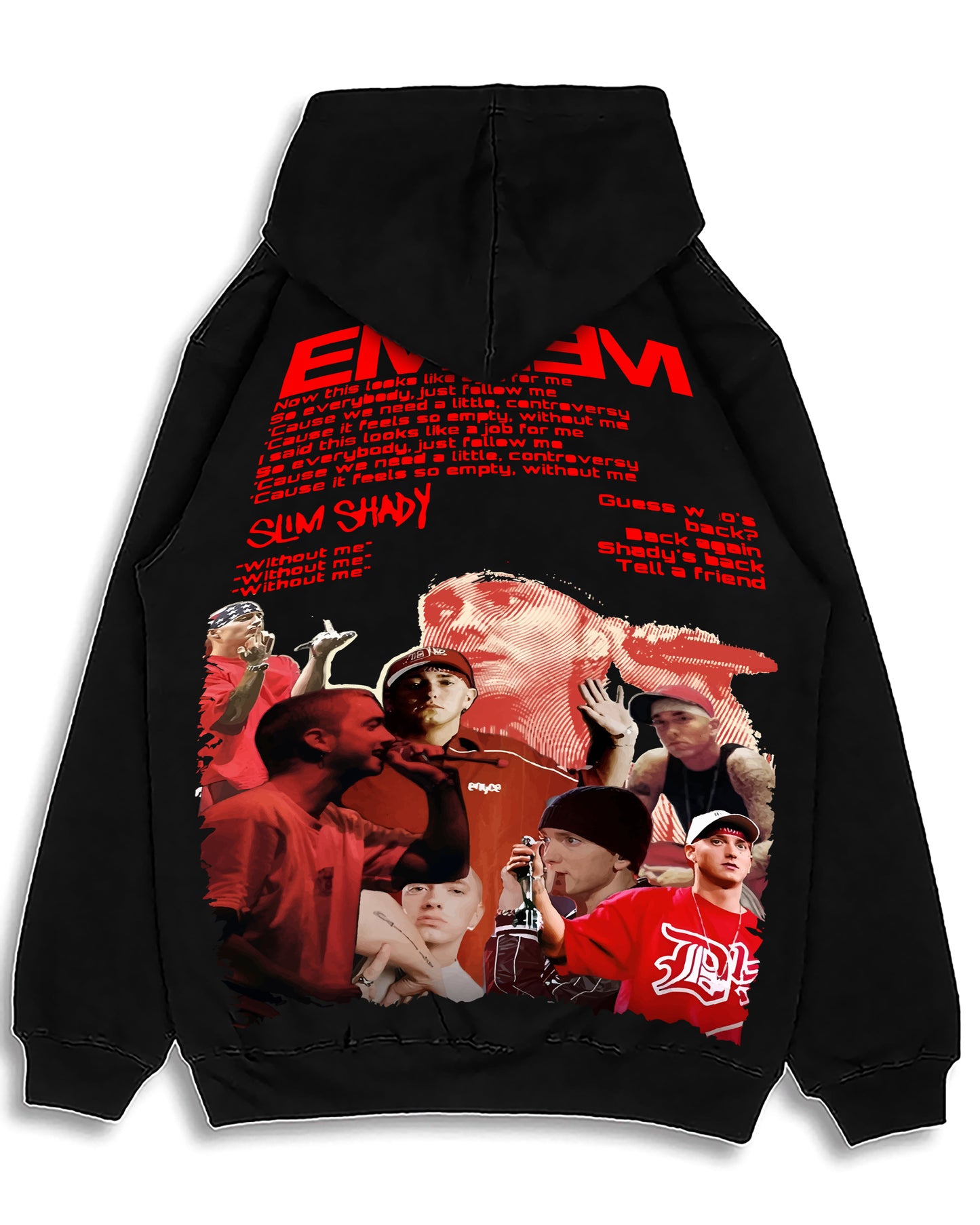 SINGER EMINEM SLIM SHADY BLACK HOODIE