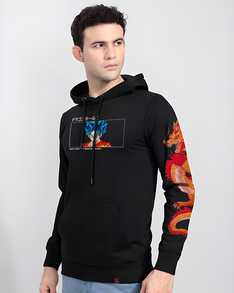 GOKU SUPER SAIYAN DRAGON BALLZ REGULAR FIT BLACK HOODIE