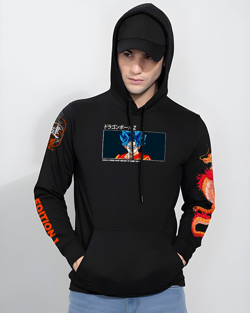 GOKU SUPER SAIYAN DRAGON BALLZ REGULAR FIT BLACK HOODIE