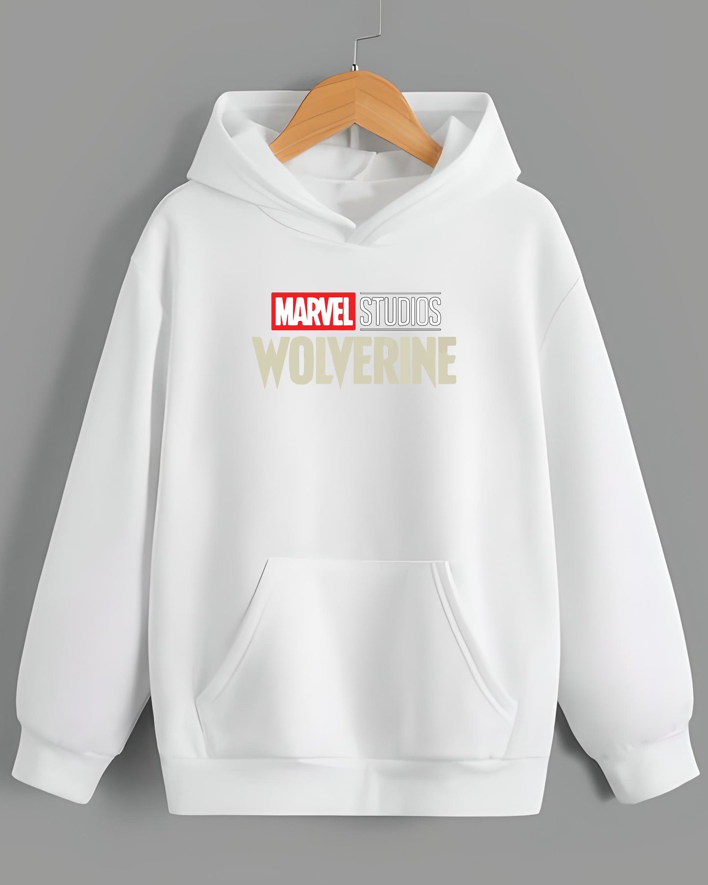 WOLVERINE MARVEL STUDIOS AVENGERS WHITE HOODIE