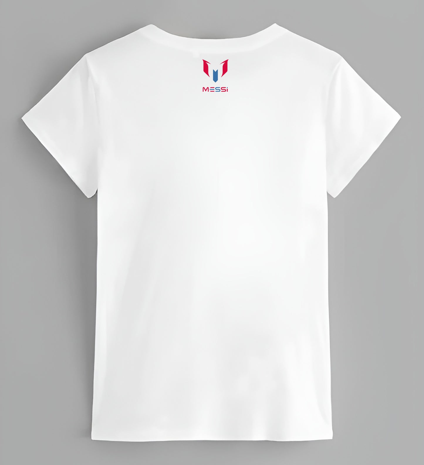 Messi White Cotton | Regular Fit Tee