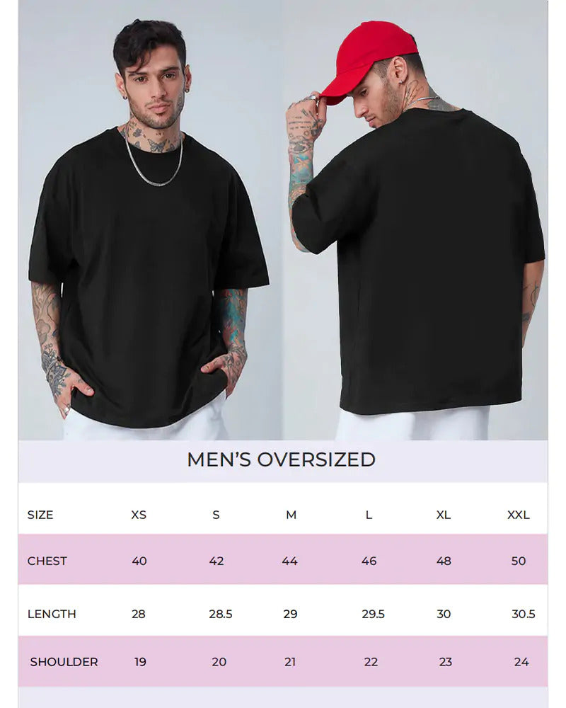 ONE : TWO Oversized Black T-shirt