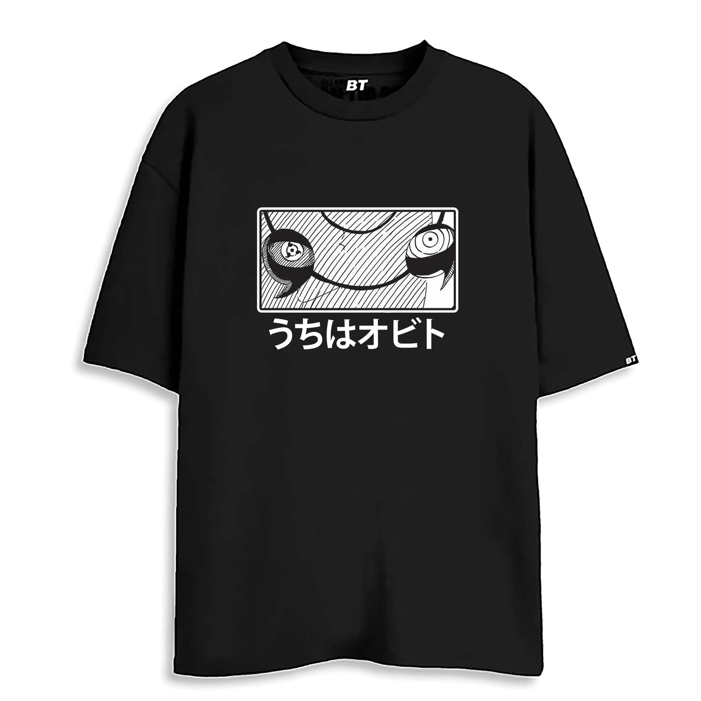 Obito Oversized Black T-shirt