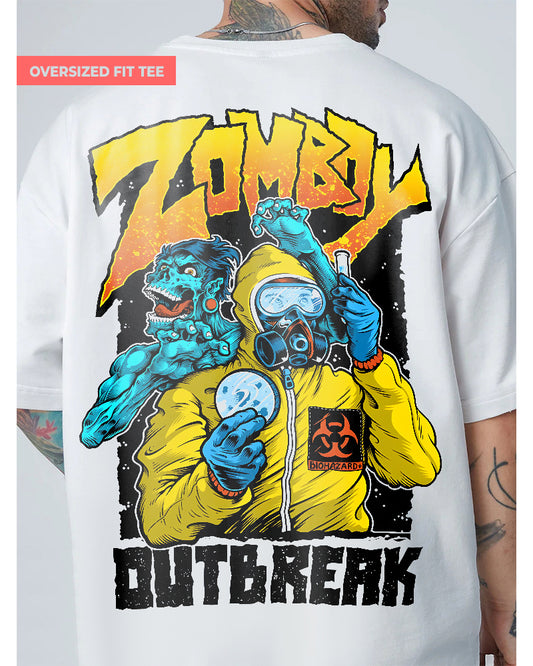 ZOMBOY Oversized White T-shirt