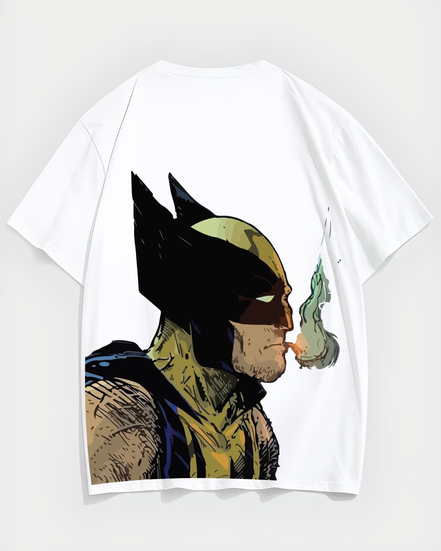 WOLVERINE MARVEL AVENGERS WHITE OVERSIZED T-SHIRT