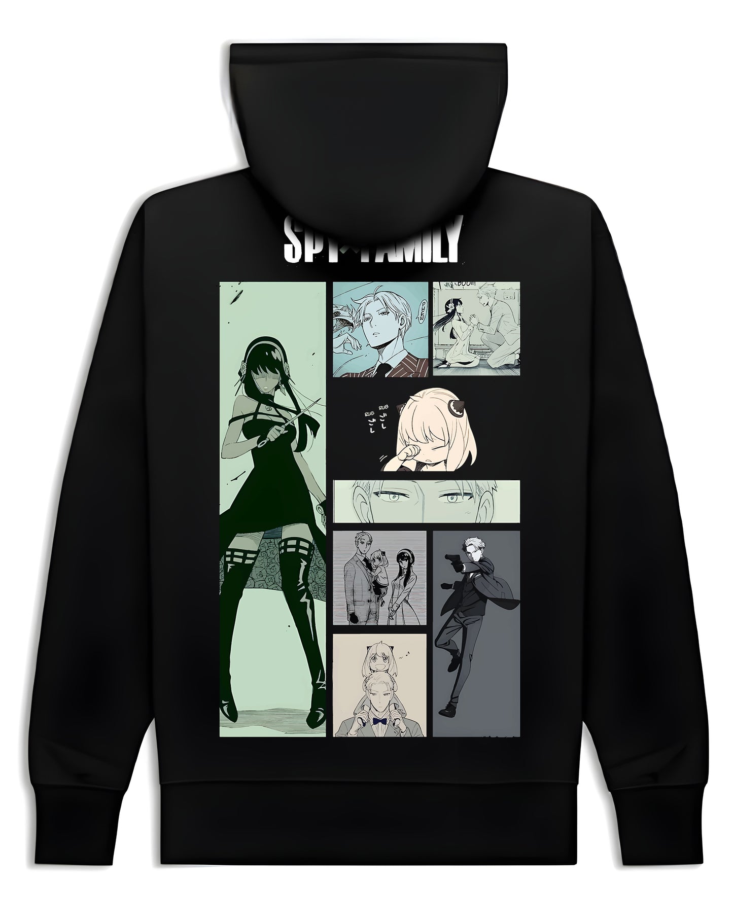 ANIME SPY FAMILY BLACK HOODIE