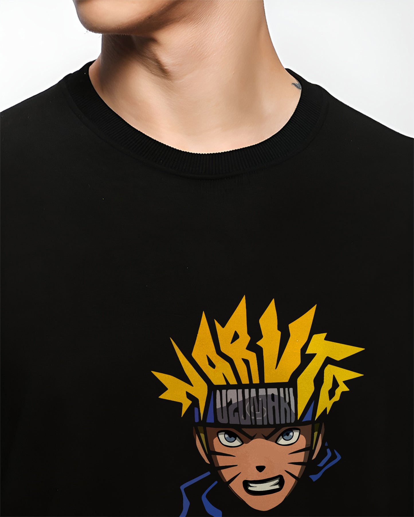 Naruto Black Cotton | Regular Fit Sweatshirt