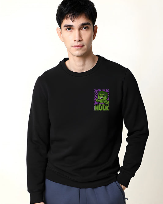 Hulk Black | Regular Fit Sweatshirt