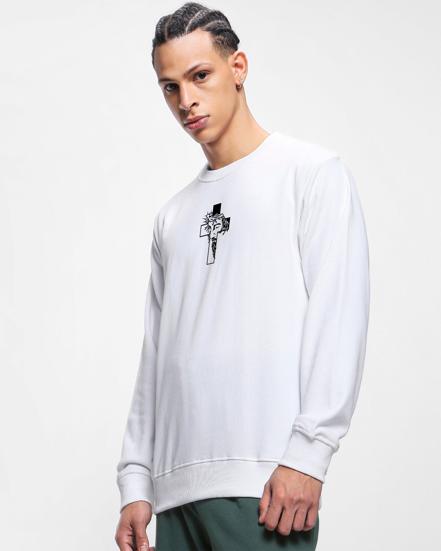 The Holy Regular Fit Sweatshirt White