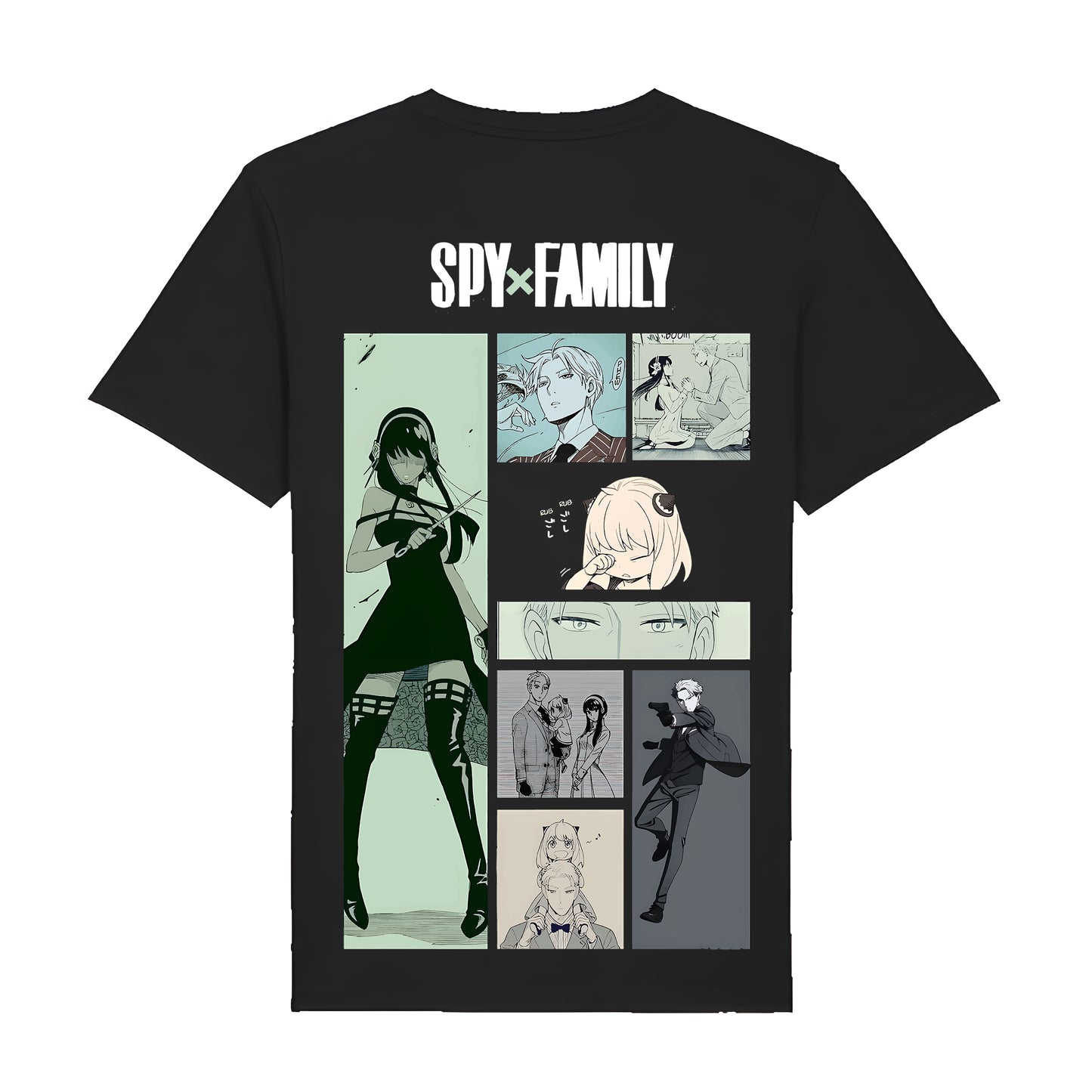 Spy Family Cotton Black | Regular Fit Tee