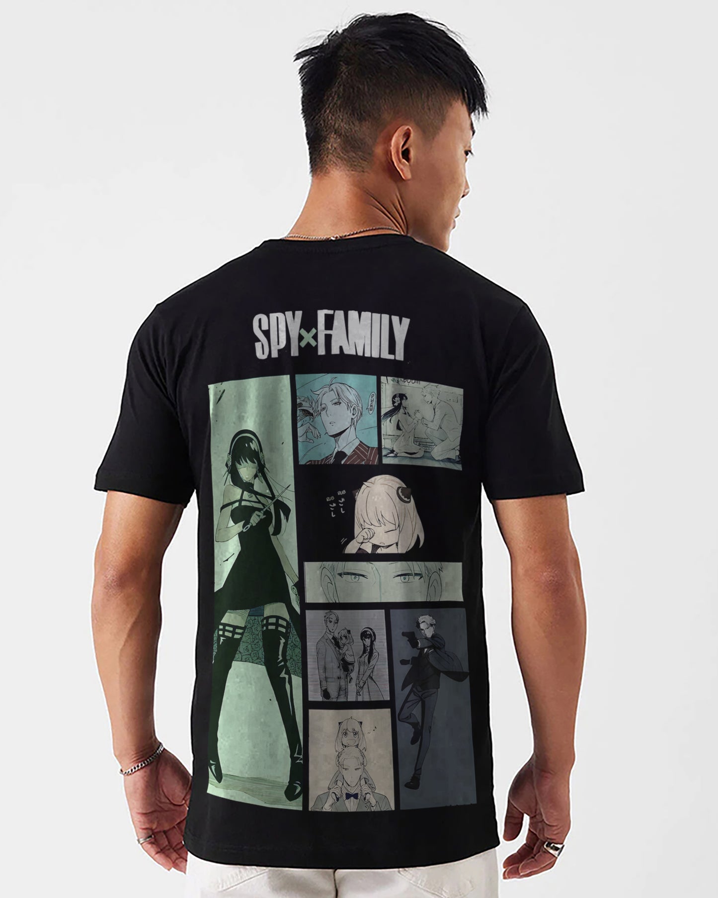 Spy Family Cotton Black | Regular Fit Tee