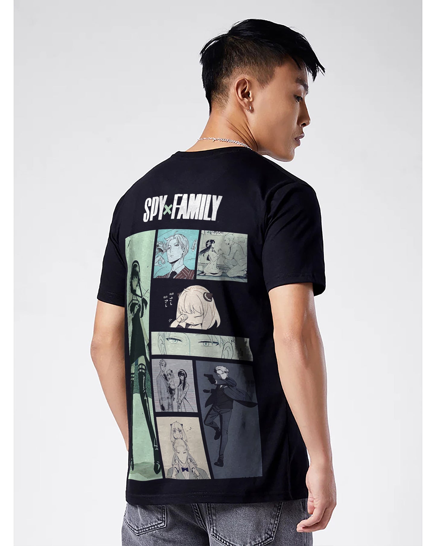 Spy Family Cotton Black | Regular Fit Tee